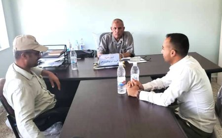 الدعيس يناقش مع وكالة SMPS ترتيبات تنفيذ مشروع تعزيز الأمن الغذائي في الشمايتين