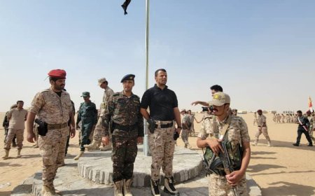 ظهور علني للعميد عبدربه لعكب في محافظة شبوة