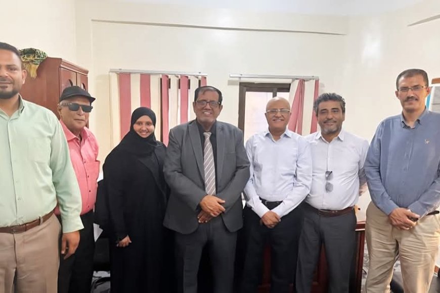 الكابتن بن نهيد يتفقد سير العمل بهيئة الطيران المدني ومطار عدن الدولي عقب إجازة عيد الأضحى المبارك