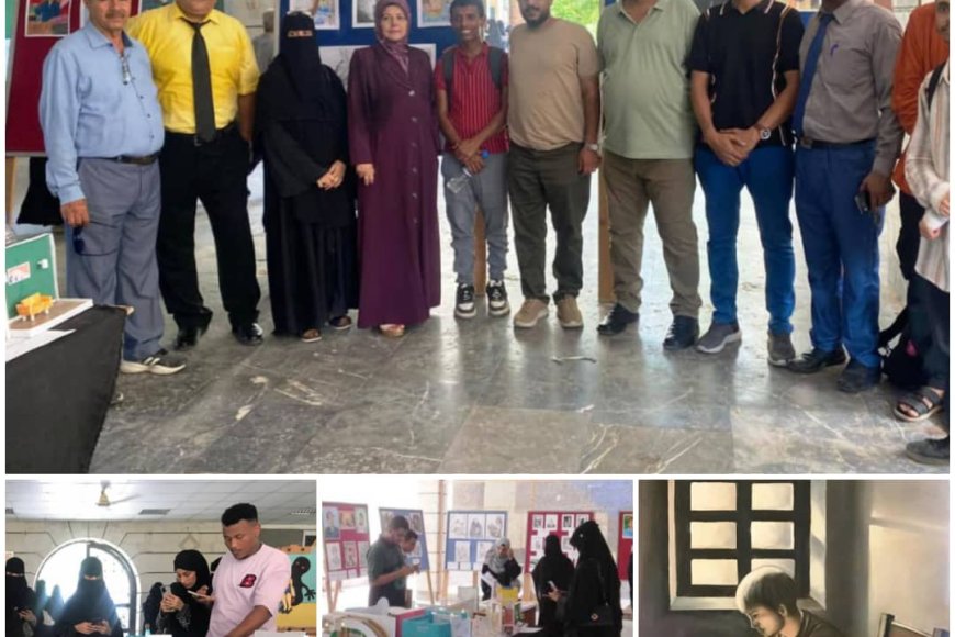 قسم الفنون بكلية الآداب بعدن يدشن الامتحانات التطبيقية