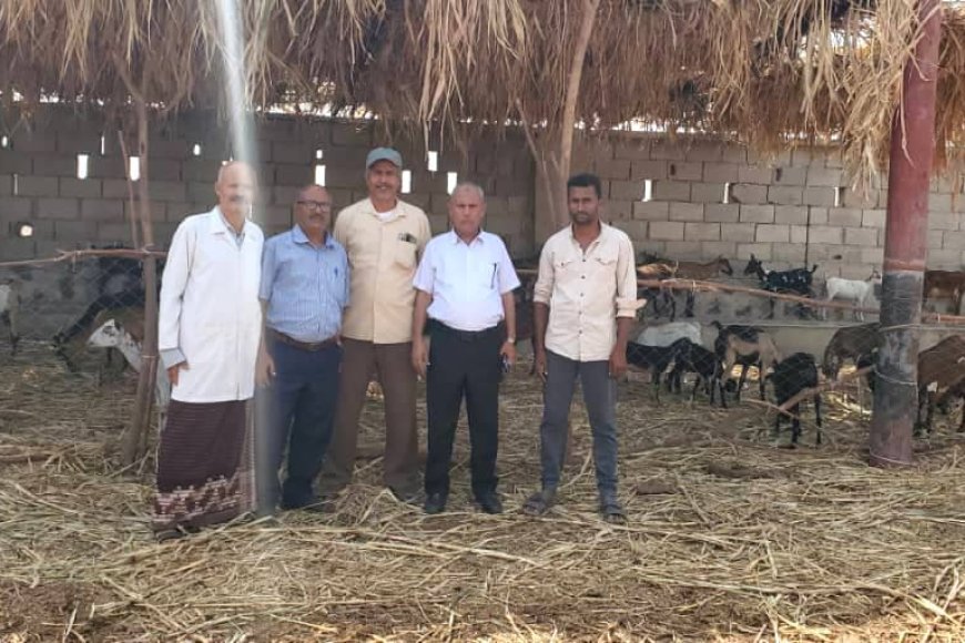 الدعيس يتفقد مشروع الحجر البيطري بالمخا ويشدد على تطبيق المعايير الصحية