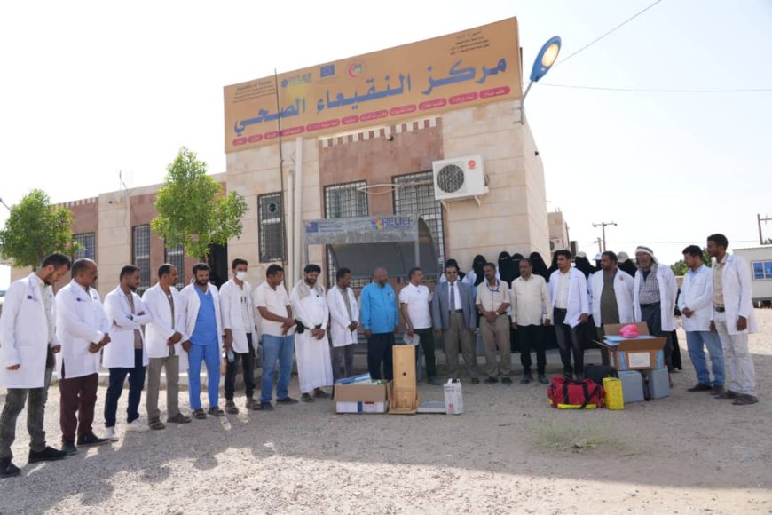 مكتب الصحة بمأرب يدشن المرحلة الثانية من النشاط الإيصالي.