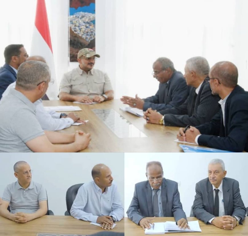 طارق صالح يترأس اجتماعاً مشتركاً لمناقشة الخطة التنفيذية لإعداد المخطط العام لمدينة الخوخة