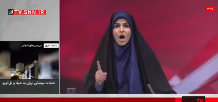 ما مصير المذيعة الإيرانية بعد هروبها من القصف الإسرائيلى للتليفزيون الرسمي الإيراني