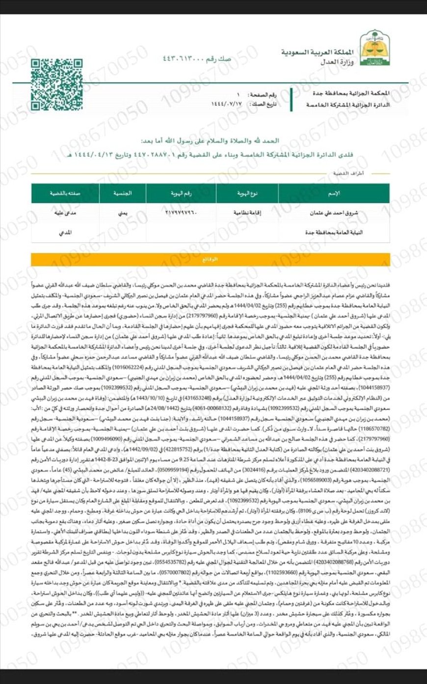 صادم وغير متوقع.. الكشف عن حقيقة قضية الفتاة اليمنية شروق في السعودية