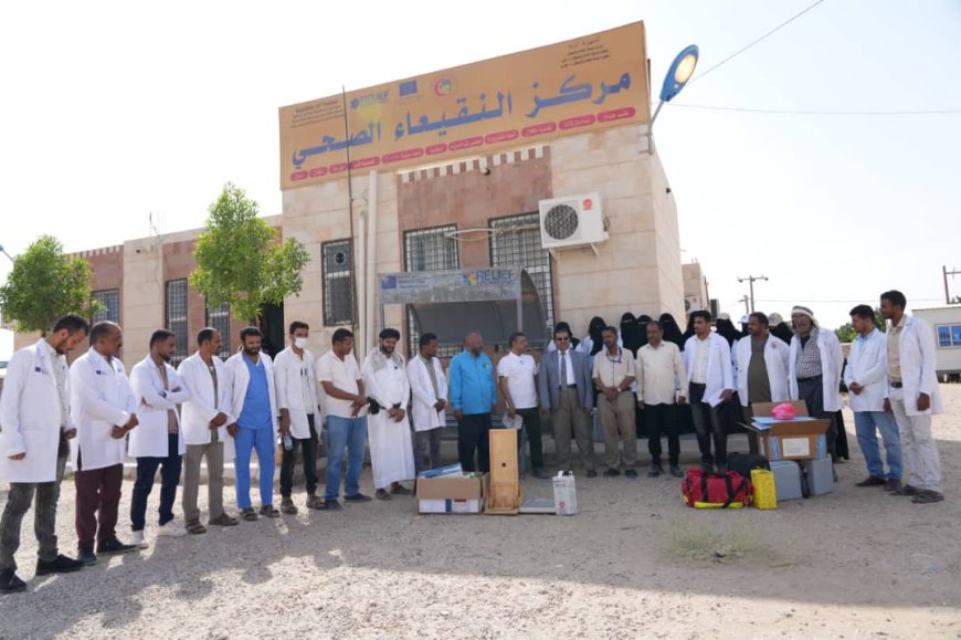 مكتب الصحة بمأرب يدشن المرحلة الثانية من النشاط الإيصالي.