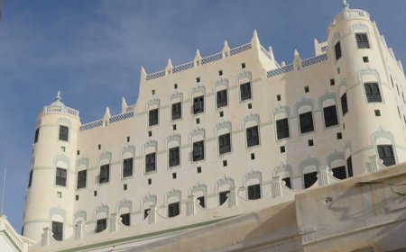 البرنامج السعودي لإعمار اليمن  يعيد ترميم قصر سيئون التاريخي