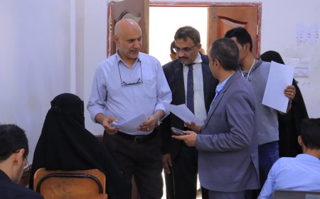 جامعة إقليم سبأ تُدشّن اختبارات المفاضلة للدفعة السادسة بكلية الطب بمشاركة 537 متقدّم 