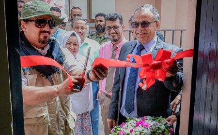 بدعم دولي،، جامعة عدن تدشن مشروع الطاقة الشمسية لخمس من كلياتها 