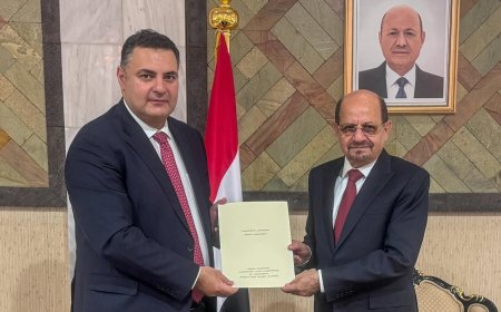 وزير الخارجية يتسلّم نسخة من أوراق اعتماد السفير الجورجي