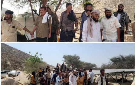 لحج.. قيادة السلطة المحلية بطور الباحة تتلمس احتياجات أهالي منطقة المشاريج النائية من الخدمات الأساسية