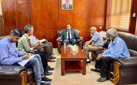 الوزير السقطري يبحث مع منظمة ميرسي كور أوجه التعاون المشترك