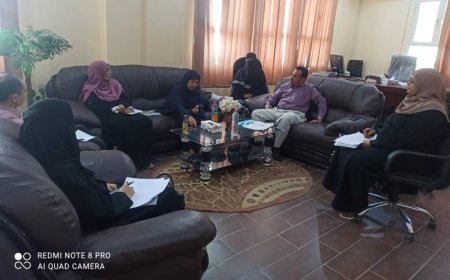 كلية العلوم الإدارية بجامعة عدن تستعد للاعتماد الأكاديمي 