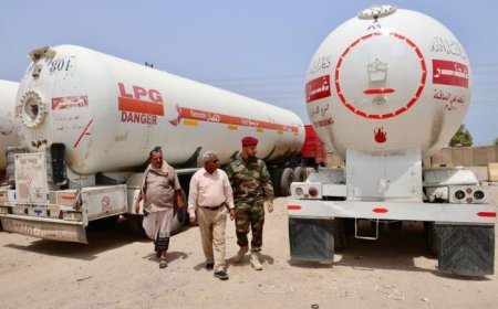 إحباط عملية تهريب مقطورات غاز إلى الحوثيين في لحج