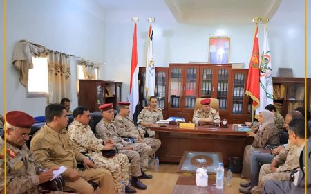 محور تعز يبحث مع مركز الدعم النفسي بتعز آليات تقديم الرعاية النفسية لجرحى الجيش وضحايا الحرب