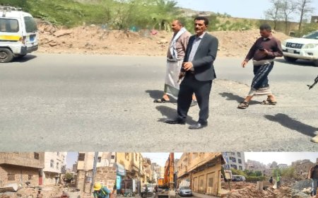 مدير عام "القاهرة" يتفقد مشاريع تأهيل شبكة الصرف الصحي في الروضة وجولة سنان