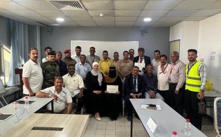 اختتام ورشة العمل الخاصة بـ"الثقافة الأمنية" لعدد من منتسبي هيئة الطيران ومطار عدن والمطارات الأخرى