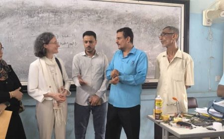 السفيره الفرنسية تزور المعهد الوطني للتقنيين والمدربين دارسعد لتعزيز التعاون في مجال التعليم الفني