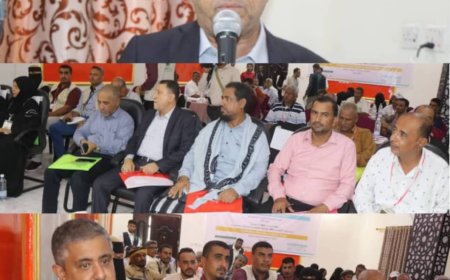 منظمة صُنّاع النهضة ومؤسسة شباب أبين تنفذان ورشة تعريفية لمرحلة التصميم المشترك لمشروع "نبني" في أبين