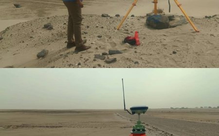 هيئة الأراضي في أبين تدشّن أعمال الرفع المساحي وتثبيت وحدات الجوار في منطقة "العلم – دوفس"