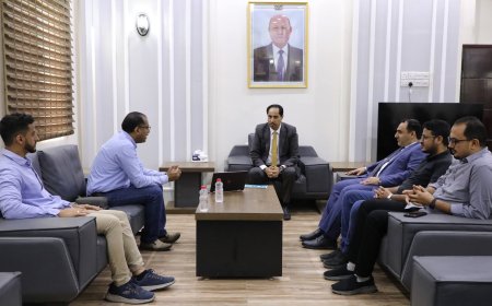 البكري يلتقي مدير برنامج التنمية الإنسانية بمؤسسة هائل سعيد أنعم