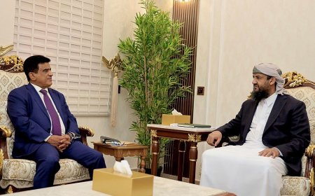 عضو مجلس القيادة المحرمي يطلع على خطط وزارة النفط وتطوير أنظمة توزيع المشتقات النفطية