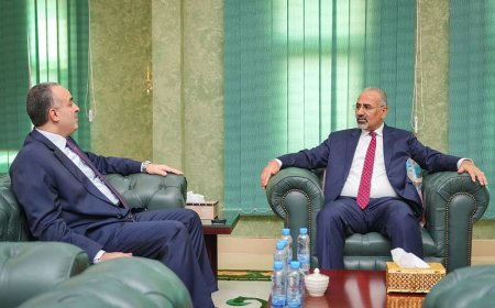 اللواء الزُبيدي يشدد على ضبط العملية الإيرادية وتوريد الموارد إلى البنك المركزي