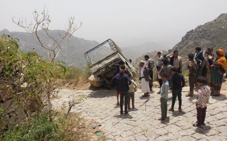 تعز.توقفت على حافة الهاويه بمديرية جبل حبشي