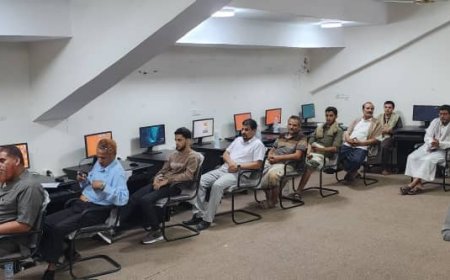 وكيل محافظة مأرب يدشن مشروع تدريب الشباب على الرخصة الدولية للحاسوب