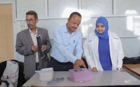 اختتام مناقشات مشاريع تخرج الدفعة السابعة من طلاب قسم الإعلام. في جامعة تعز