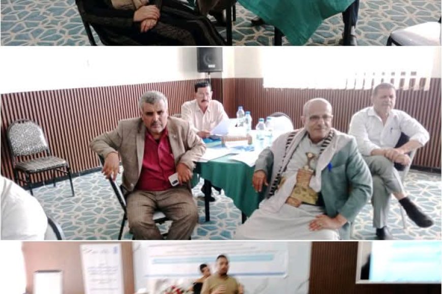 تعز & منظمة صناع النهضة تنفذ ورشة عمل لتنفيذ مشروع الإدارة المتكاملة للموارد المائية بمديرية المواسط بالمحافظة