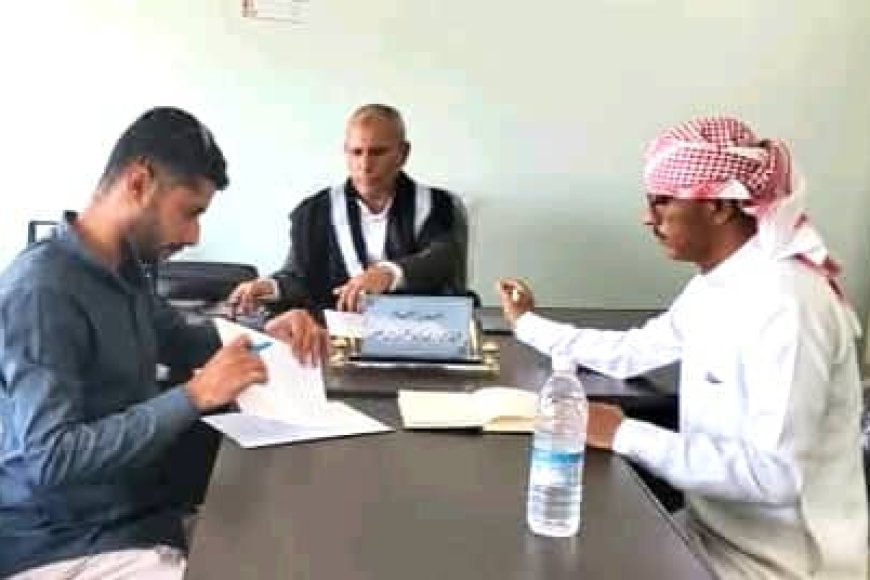 مكتب الزراعة والصليب الأحمر يوقعان محضر تسليم موقع مشروع إعادة تأهيل منحل متكامل بتعز