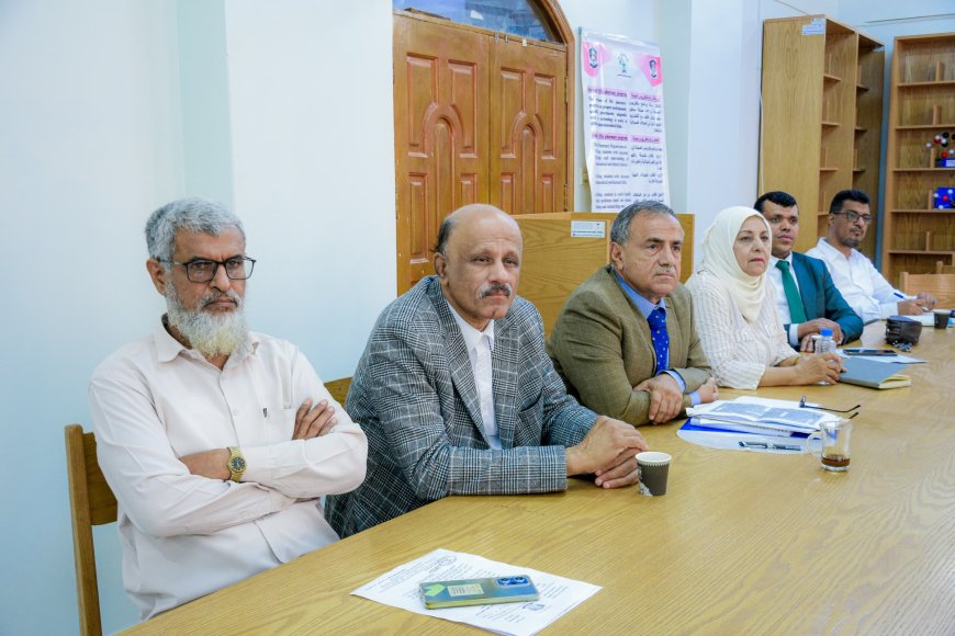 جامعة عدن تبحث تنسيق الجهود وتحديث البنية التحتية للكليات الطبية 