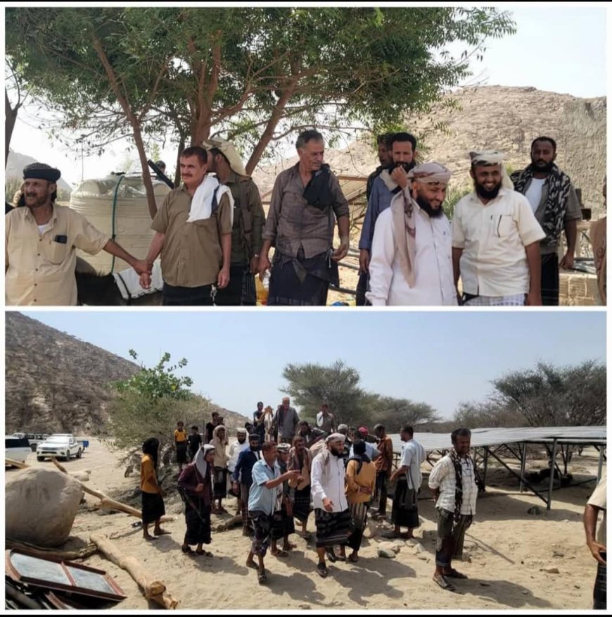 لحج.. قيادة السلطة المحلية بطور الباحة تتلمس احتياجات أهالي منطقة المشاريج النائية من الخدمات الأساسية