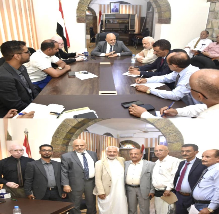 محافظ تعز يدشّن مبادرة مجموعة الشيباني لتوزيع مياه الشرب بالمدينة
