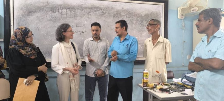 السفيره الفرنسية تزور المعهد الوطني للتقنيين والمدربين دارسعد لتعزيز التعاون في مجال التعليم الفني