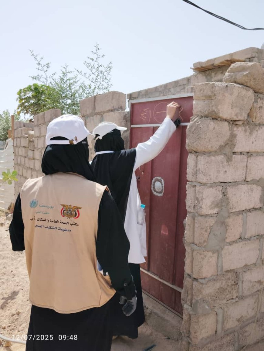 مأرب: نجاح حملة التحصين الطارئة ضد شلل الأطفال بنسبة 105%