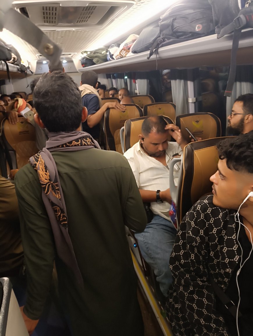 ركاب يشكون الابتزاز والفوضى في إحدى رحلات "شركة المتصدر للنقل" من عدن إلى الرياض