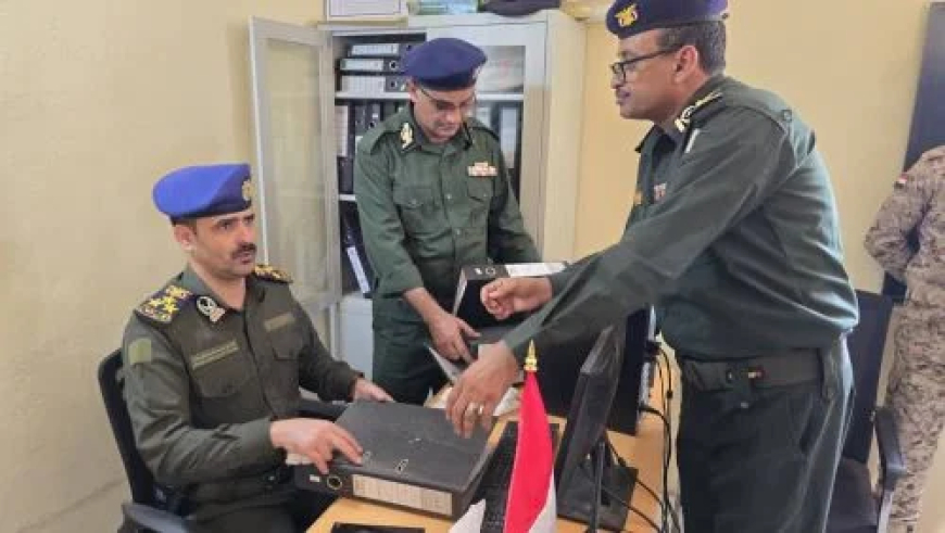 مدير عام شرطة حجة يتفقد العمل الأمني في المناطق المحررة بالمحافظة