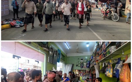 لحج.. مدير عام طور الباحة يقود حملة لمراقبة الأسعار ويتوعد المتلاعبين بقوت المواطن بأقسى العقوبات