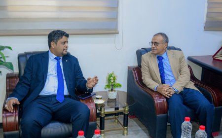 رئيسا جامعتي عدن والمهرة يبحثان آفاق التعاون الأكاديمي والعلمي المشترك