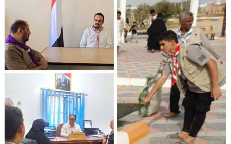 فعاليات كشفية في "تعز ومأرب وأبين ولحج" بمناسبة اليوم العالمي للمنديل الكشفي