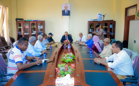 جامعة عدن تمد جسور الشراكة مع السلطة المحلية في صيرة
