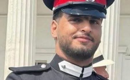 وكيل محافظة الجوف الشيخ مسيح يهنئ السفير أحمد علي بتخرج نجله الملازم علي