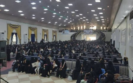 حرائر اليمن في مأرب يقمن فعالية استقبال حاشدة لزوجة الشهيد صالح حنتوس.