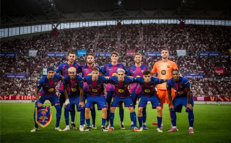 مدافع برشلونة يغادر الفريق بعد مباراة الافتتاح ضد مايوركا