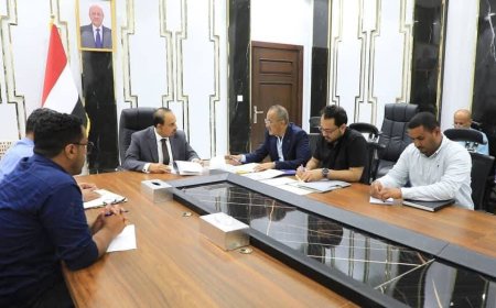 يُشرف عليها دولة رئيس الوزراء وتنظمها السلطة المحلية بحضرموت بدعم من الأمم المتحدة،،المحافظ بن ماضي يقف على تحضيرات إطلاق خطة التنمية الاقتصادية والاجتماعية لمحافظة حضرموت 2025 - 2029