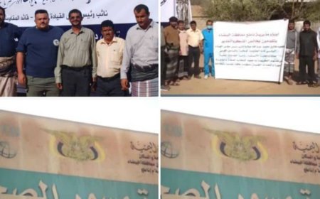 البيضاء.خلية الأعمال الإنسانية تدعم الوحدة الصحية في ناطع بمعدات وأدوية ومنظمومه طاقة شمسية