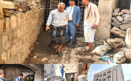 مدير عام "القاهرة" يدشّن مشروع استبدال شبكة الصرف الصحي المتهالكة في حي الجمهوري