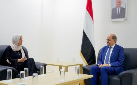 وزير الخارجية يلتقي مديرة مكتب (الأوتشا ) في اليمن